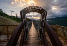 Gatlinburg SkyBridge at Gatlinburg Skylift Park and LIVE Webcam Gatlinburg SkyLift SkyBridge webcam web cam